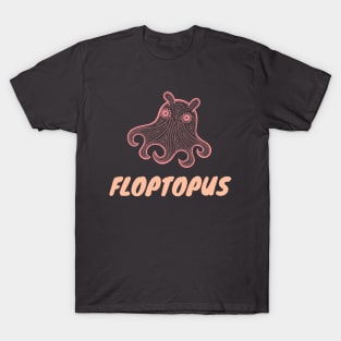 Floptopus- Funny Flapjack Octopus Design T-Shirt